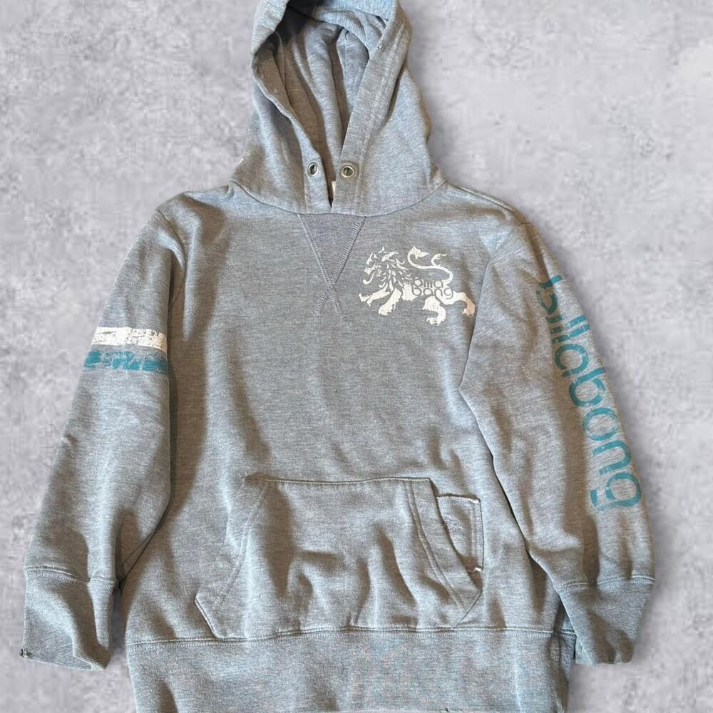Billabong Men's Grey Hoodie